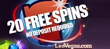 120 Free Spins and £1,600 Welcome Cash Bonus at LeoVegas
