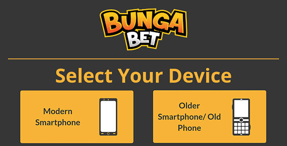 BungaBet mobile choice