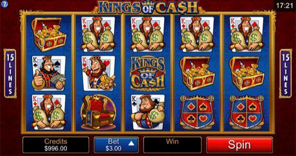 Kings of Cash Mobile slot machine