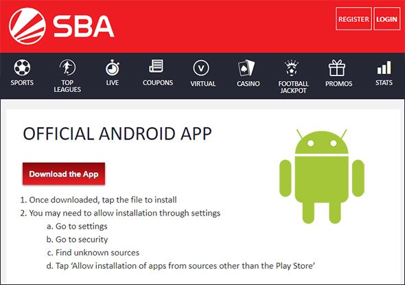 SBA Android App