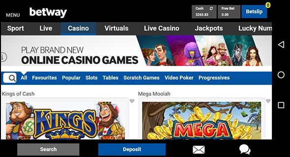 Betway Mobile Casino